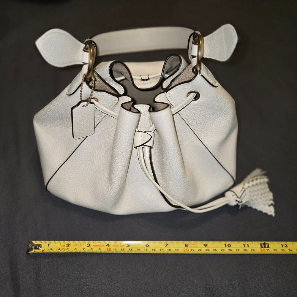 Coach Everly Drawstring Shoulder Bucket Bag Purse Crossbody Matching Wallet - Picture 7 of 13